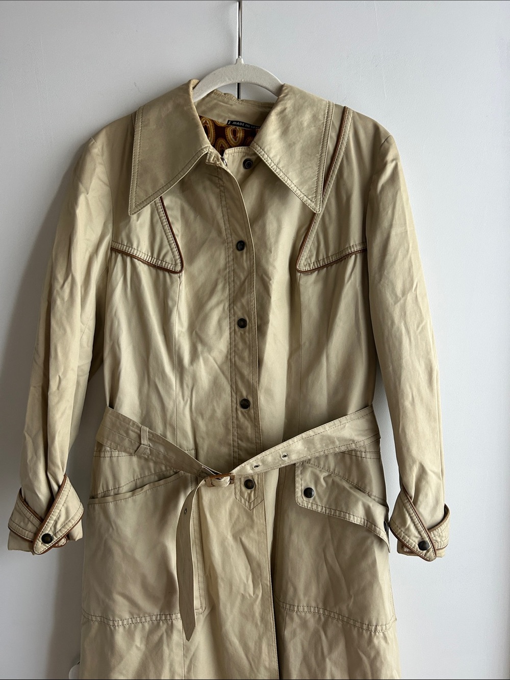 Vintage Hispacor Classic Women’s Trench Coat